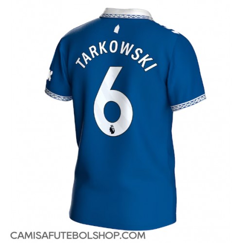 Camisa de time de futebol Everton James Tarkowski #6 Replicas 1º Equipamento 2023-24 Manga Curta